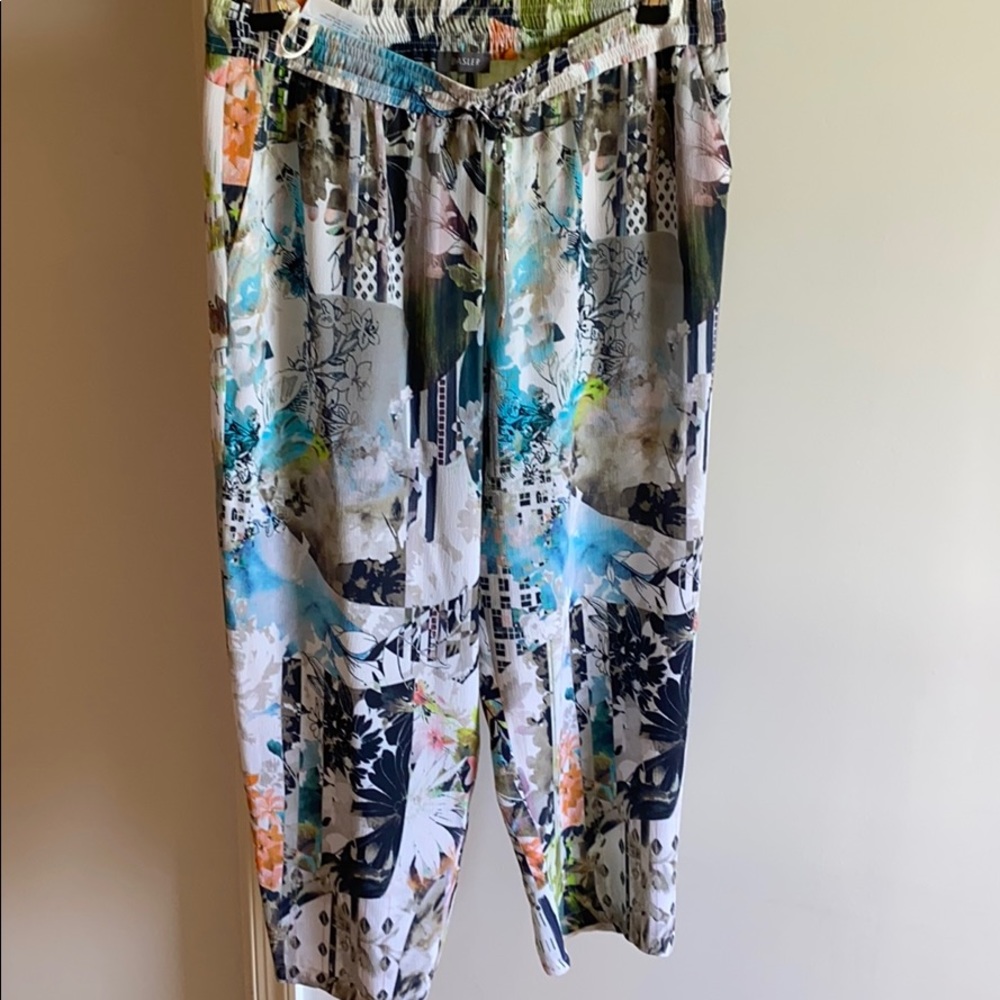 Basler cropped sheer joggers